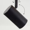 Plafonnier  Arbrentin Écru, Noir, 2 lumières