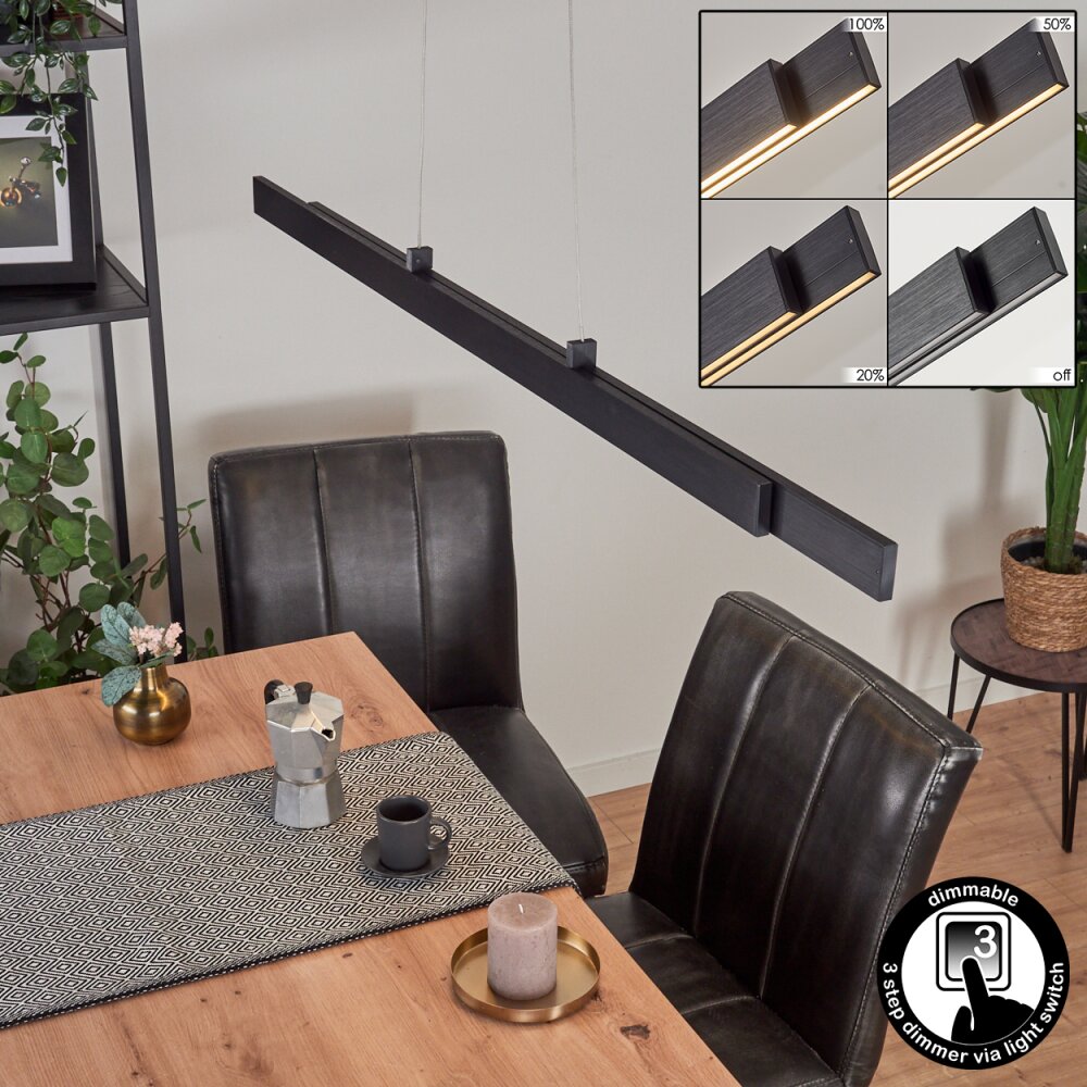 Suspension Battenheim LED Anthracite, 1 lumière main product photo