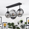 Plafonnier  Orieux Noir, 3 lumières