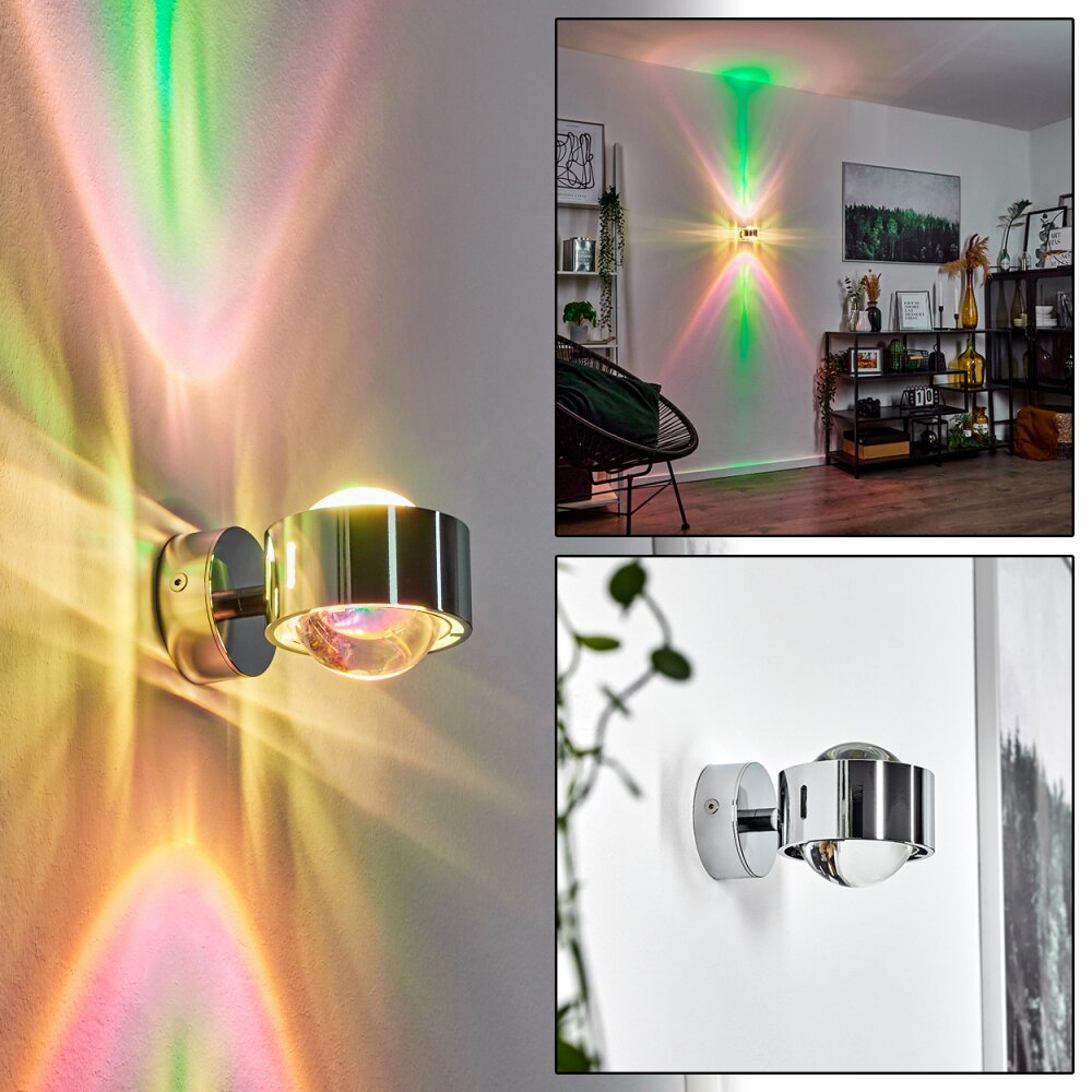 Applique murale Sapri Chrome, 1 lumière main product photo