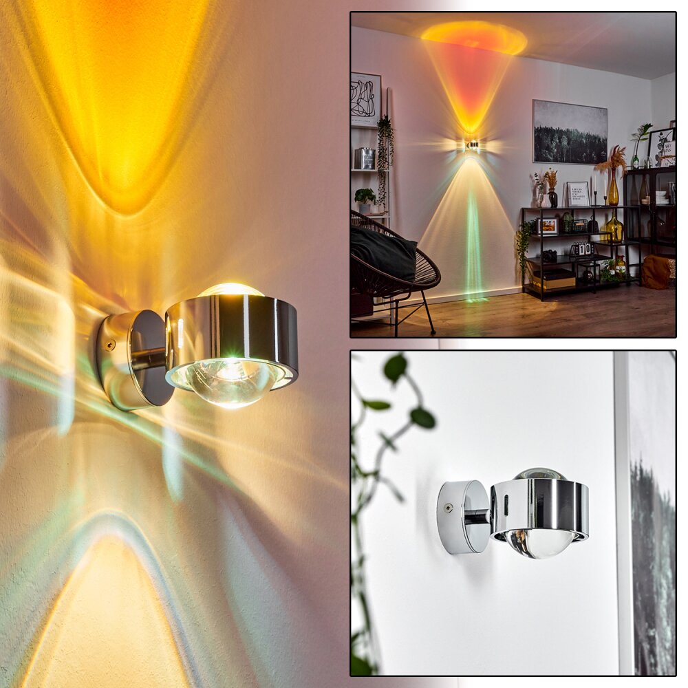 Applique murale Sapri Chrome, 1 lumière main product photo