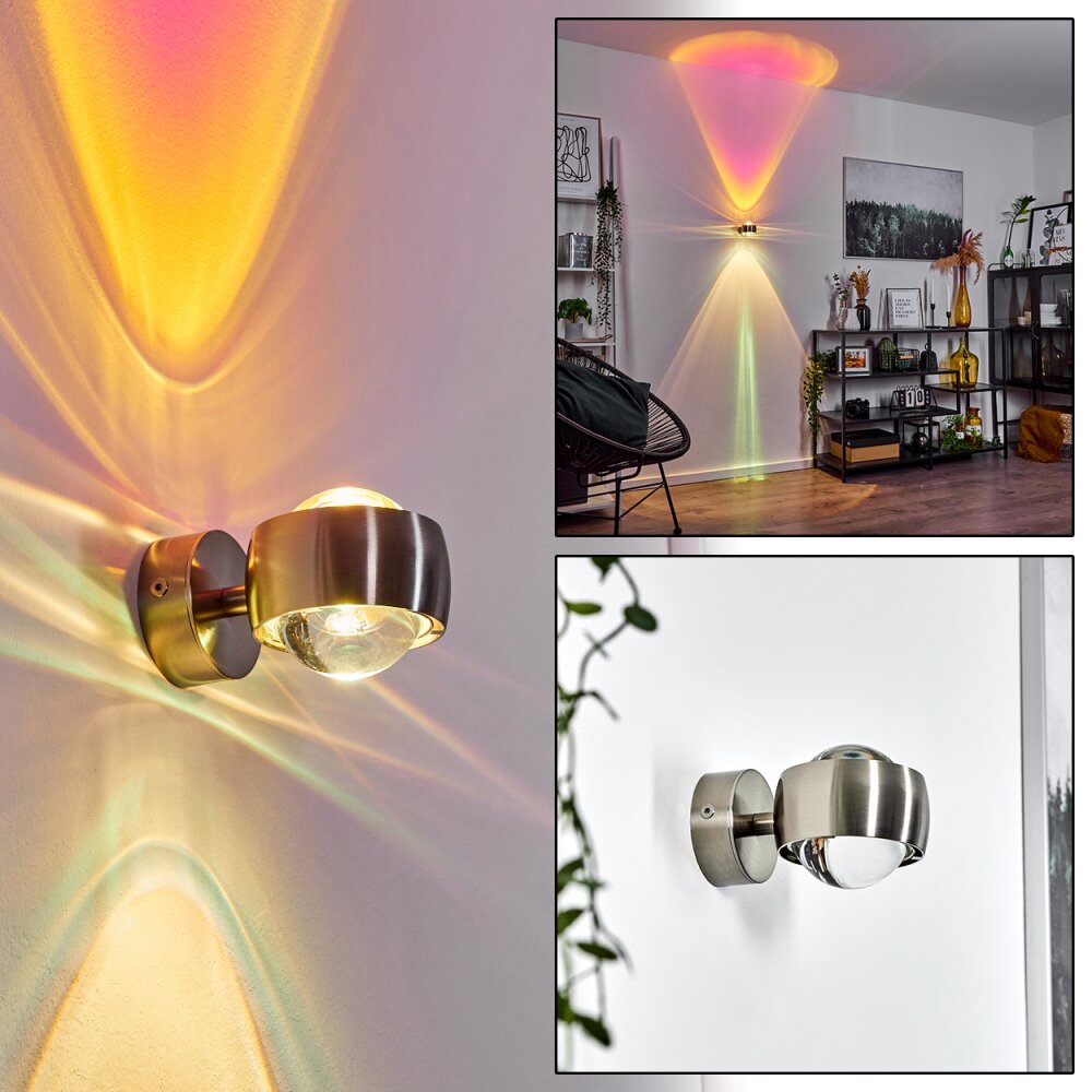 Applique murale Sapri Nickel mat, 1 lumière main product photo