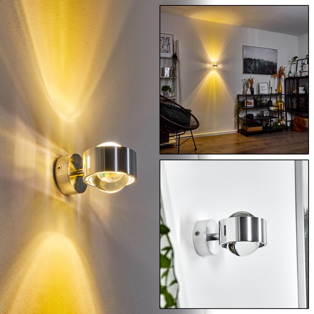 Applique murale Sapri Argenté, 1 lumière main product photo