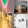 Applique murale  Sapri Chrome, 1 lumière