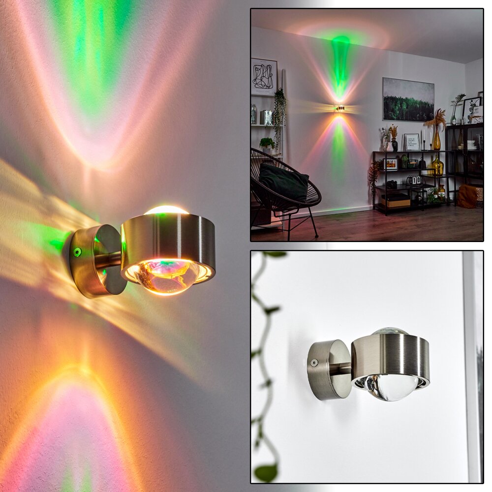 Applique murale Sapri Nickel mat, 1 lumière main product photo