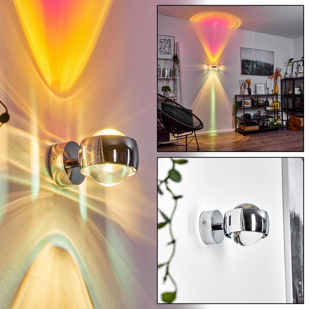 Applique murale Sapri Chrome, 1 lumière main product photo