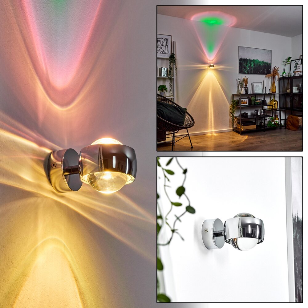 Applique murale Sapri Chrome, 1 lumière main product photo