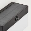applique solaire  Malalhue LED Noir, 1 lumière, Détecteur de mouvement