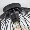 Plafonnier  Mossay Noir, 1 lumière