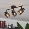 Plafonnier  Roto Noir, 3 lumières