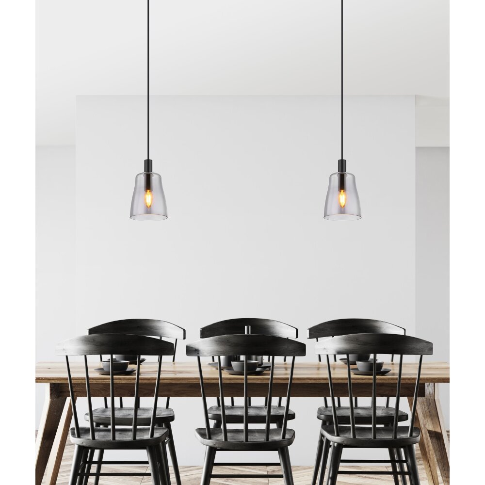 Suspension Globo GARRI Noir, 1 lumière main product photo