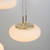 Suspension Paul Neuhaus Q-ETIENNE LED Laiton, 3 lumières, Télécommandes