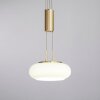 Suspension Paul Neuhaus Q-ETIENNE LED Laiton, 3 lumières, Télécommandes