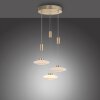 Suspension Paul Neuhaus LAUTADA LED Laiton, 3 lumières
