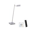 Lampe de table Paul Neuhaus PURE-MIRA LED Aluminium, 1 lumière, Télécommandes