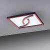 Plafonnier Paul Neuhaus SERPENT LED Noir, 1 lumière, Télécommandes, Changeur de couleurs