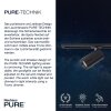 Plafonnier Paul Neuhaus PURE-TECHNIK LED Noir, 1 lumière