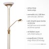 Lampadaire à vasque Leuchten-Direkt ZAHARA LED Vieux laiton, 2 lumières