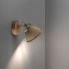 Applique murale Leuchten-Direkt SAMIA Bois foncé, 1 lumière