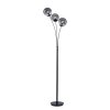 Lampadaire Leuchten-Direkt BIG WIDOW Noir, 3 lumières