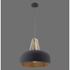 Suspension Leuchten-Direkt HAREA Écru, Noir, 1 lumière