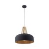 Suspension Leuchten-Direkt HAREA Écru, Noir, 1 lumière