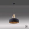 Suspension Leuchten-Direkt HAREA Écru, Noir, 1 lumière