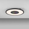 Plafonnier Leuchten-Direkt ASTRO LED Noir, 2 lumières, Télécommandes, Changeur de couleurs