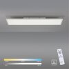 Plafonnier Leuchten-Direkt FLAT LED Blanc, 1 lumière, Télécommandes