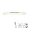 Plafonnier Leuchten-Direkt FLAT LED Blanc, 1 lumière, Télécommandes