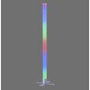 Lampadaire Leuchten-Direkt RINGO LED Argenté, 1 lumière, Télécommandes, Changeur de couleurs