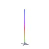 Lampadaire Leuchten-Direkt RINGO LED Argenté, 1 lumière, Télécommandes, Changeur de couleurs