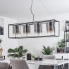 Suspension  Sarniguet Noir, 4 lumières