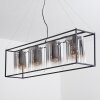Suspension  Sarniguet Noir, 4 lumières