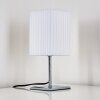 Lampe à poser Auman Chrome, 1 lumière