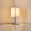 Lampe à poser Auman Chrome, 1 lumière