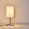 Lampe à poser Auman Chrome, 1 lumière