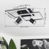 Plafonnier  Boim LED Noir, 3 lumières