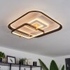 Plafonnier  Agordela LED Laiton, Blanc, 1 lumière, Télécommandes