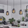 Suspension  Arieux Noir, 3 lumières
