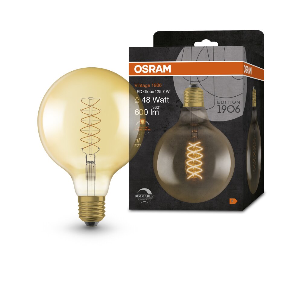 OSRAM Vintage 1906® LED E27 4,8 Watt 2200 Kelvin 420 lumen main product photo