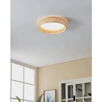 Plafonnier Eglo LUPPINERIA LED Blanc, 1 lumière