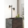 Lampe de table Eglo LURONE Laiton, Noir, 2 lumières
