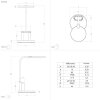 Lampe de table Eglo BROLINI LED Noir, 1 lumière