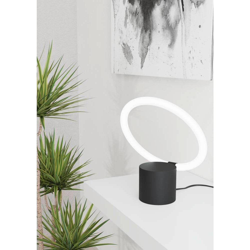 Lampe de table Eglo CARANACOA LED Noir, 1 lumière main product photo