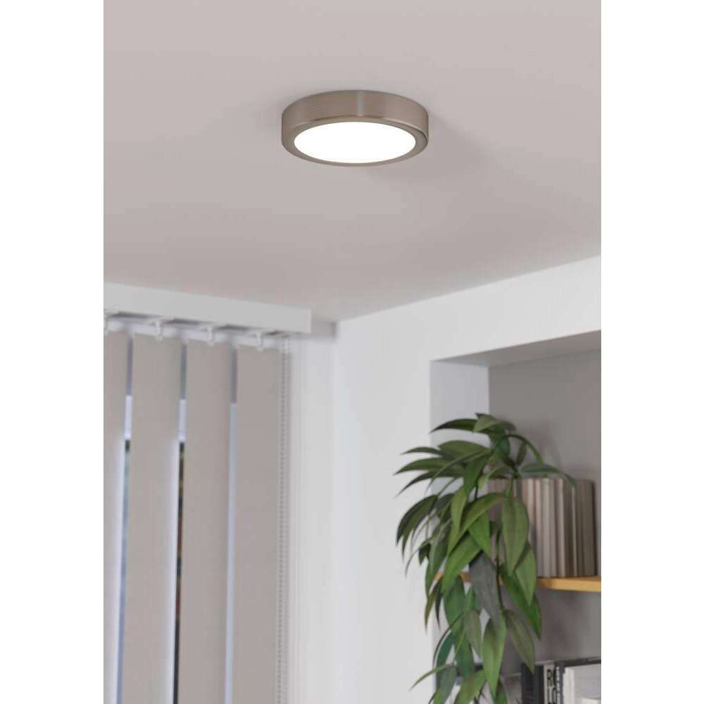 Plafonnier Eglo FUEVA LED Nickel mat, 1 lumière main product photo