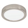 Plafonnier Eglo FUEVA LED Nickel mat, 1 lumière
