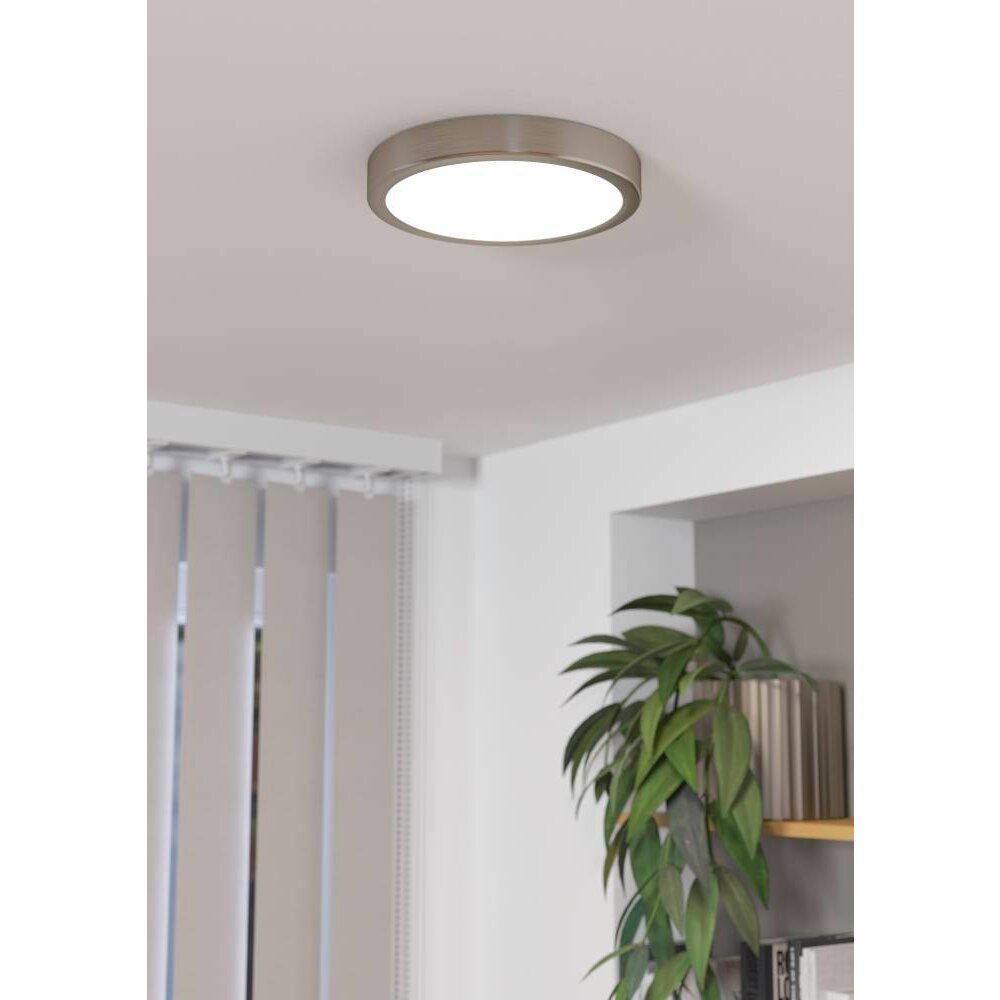 Plafonnier Eglo FUEVA LED Nickel mat, 1 lumière main product photo