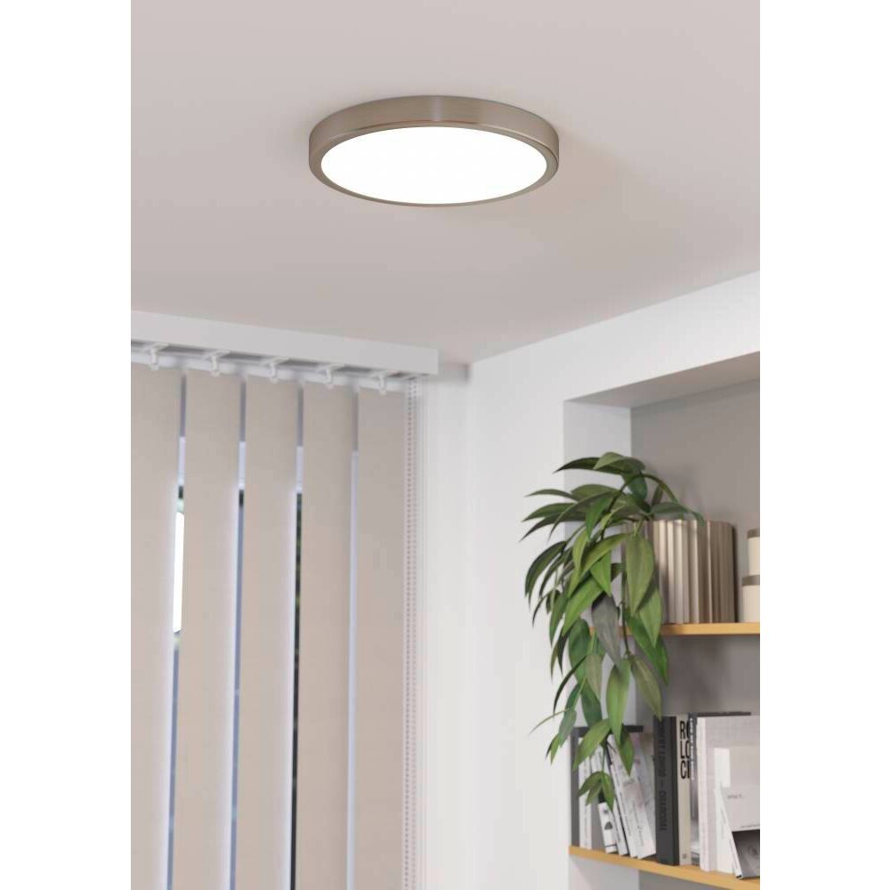 Plafonnier Eglo FUEVA LED Nickel mat, 1 lumière main product photo