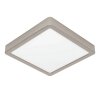 Plafonnier Eglo FUEVA LED Nickel mat, 1 lumière